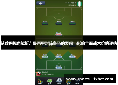 从数据视角解析吉鲁西甲对阵皇马的表现与影响全面战术价值评估 从数据视角解析吉鲁西甲对阵皇马的表现与影响全面战术价值评估